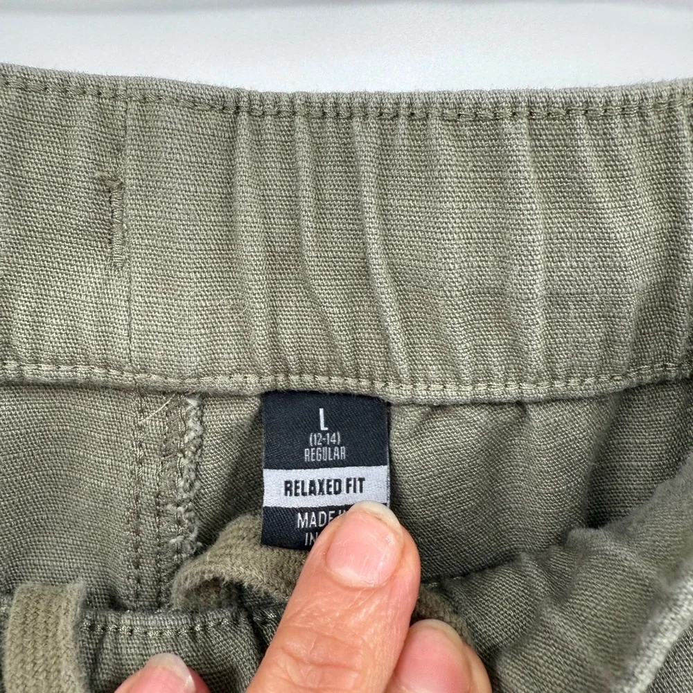 Carhartt‎ Kids Relaxed Fit Cargo Pants Size Large Khaki Utility Joggers